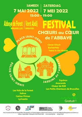 Festival des chorales 2022 Affiche pt