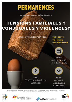 EDR affiches permanences violence FR