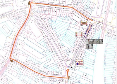 Plan déviation Kersbeek