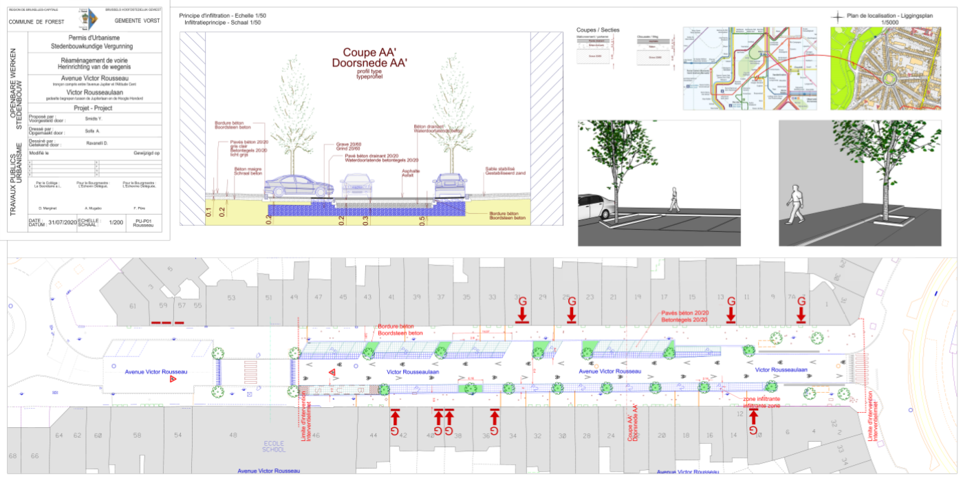 Projet Victor Rousseau plan