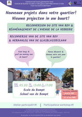 Atelier Participatif Site Van Roy & Avenue de la Verrerie FR NL p1